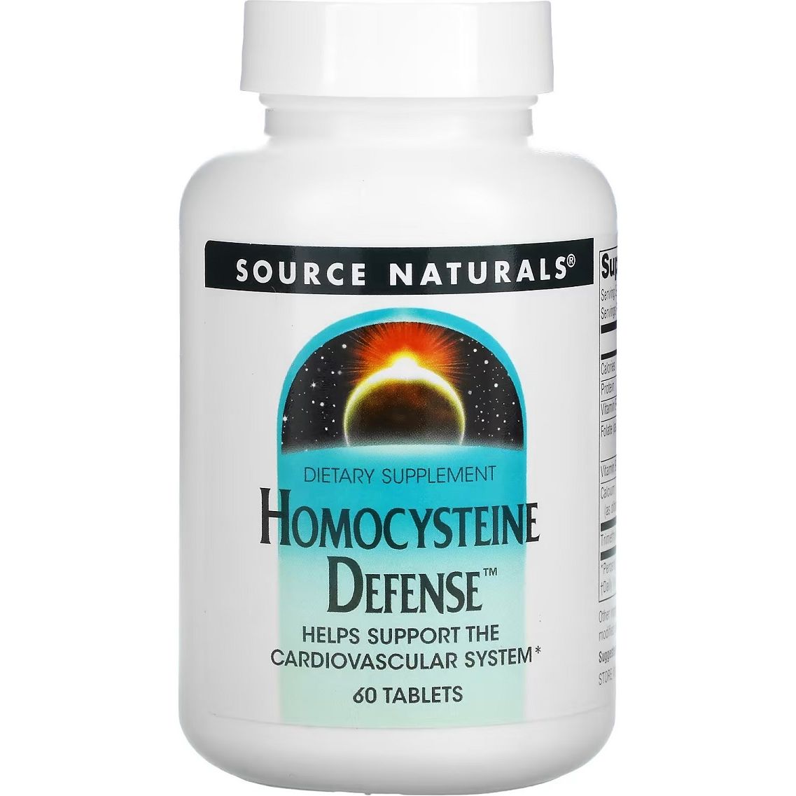 Защита от гомоцистеина Source Naturals Homocysteine ​​Defense 60 таблеток - фото 1