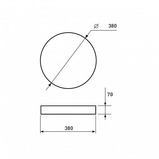 Світильник стельовий Eurolamp Smart light Rectangle (LED-ESL-48W-N32) - фото 3