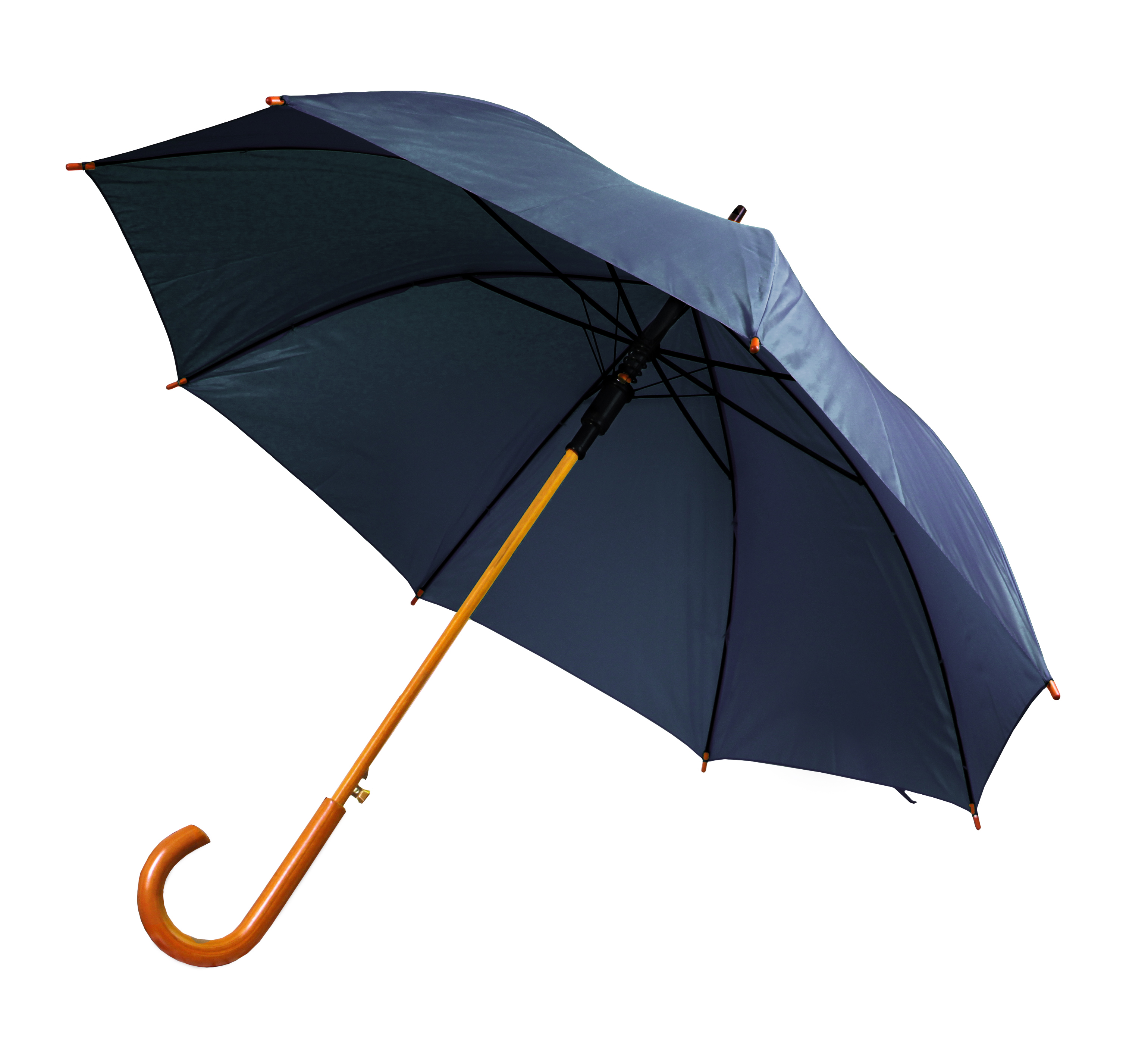 Зонт-трость Bergamo Toprain, темно-синий (4513144) - фото 1