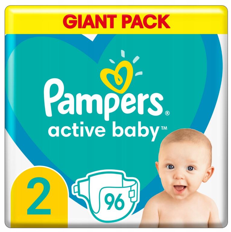 Підгузки Pampers Active Baby 2 (4-8 кг), 96 шт. - фото 1