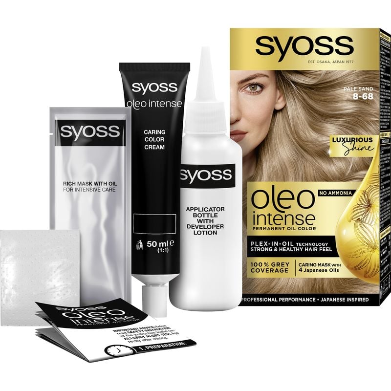 Стойкая краска для волос Syoss Oleo Intense 8-68, Жемчужный блонд, 115 мл - фото 3