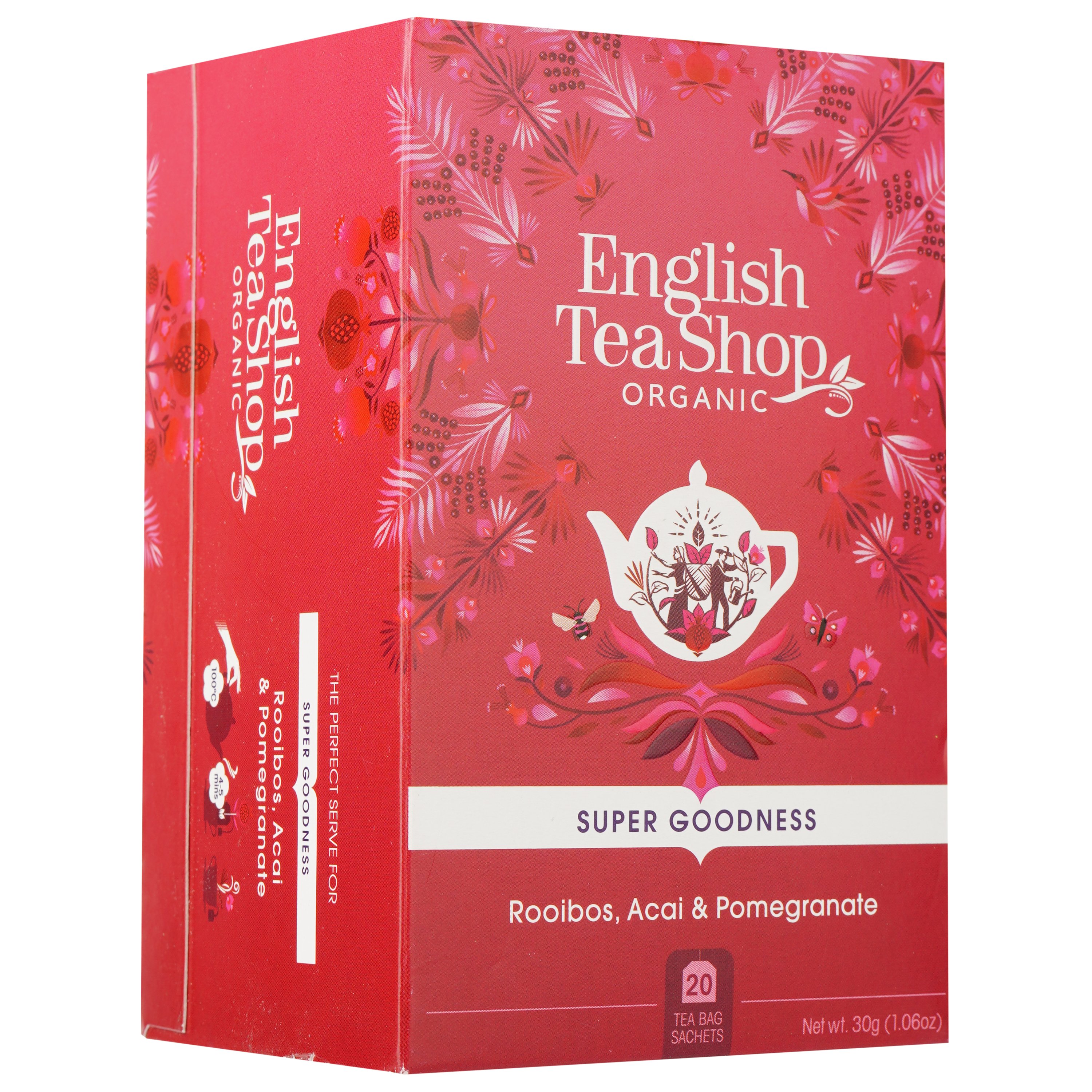 Чай Ройбуш English Tea Shop з асаї та гранатом, 20 шт (818905) - фото 2