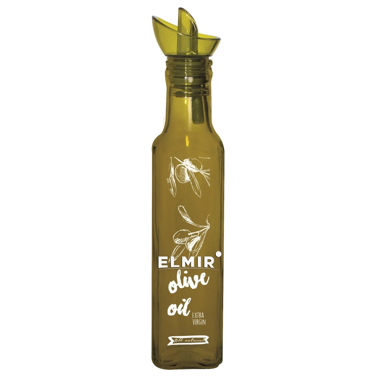 Пляшка для олії Herevin Oil&Vinegar Bottle-Green-Olive Oil, 0,25 л (151421-068) - фото 1