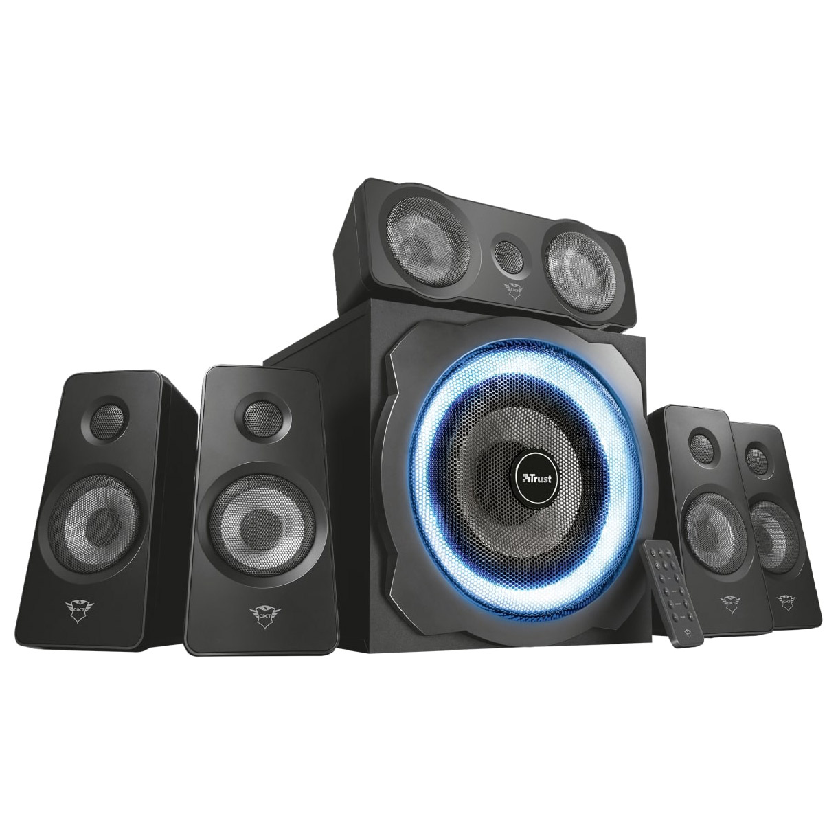 Домашний кинотеатр Trust 5.1 GXT 658 Tytan Surround Speaker System Black - фото 1