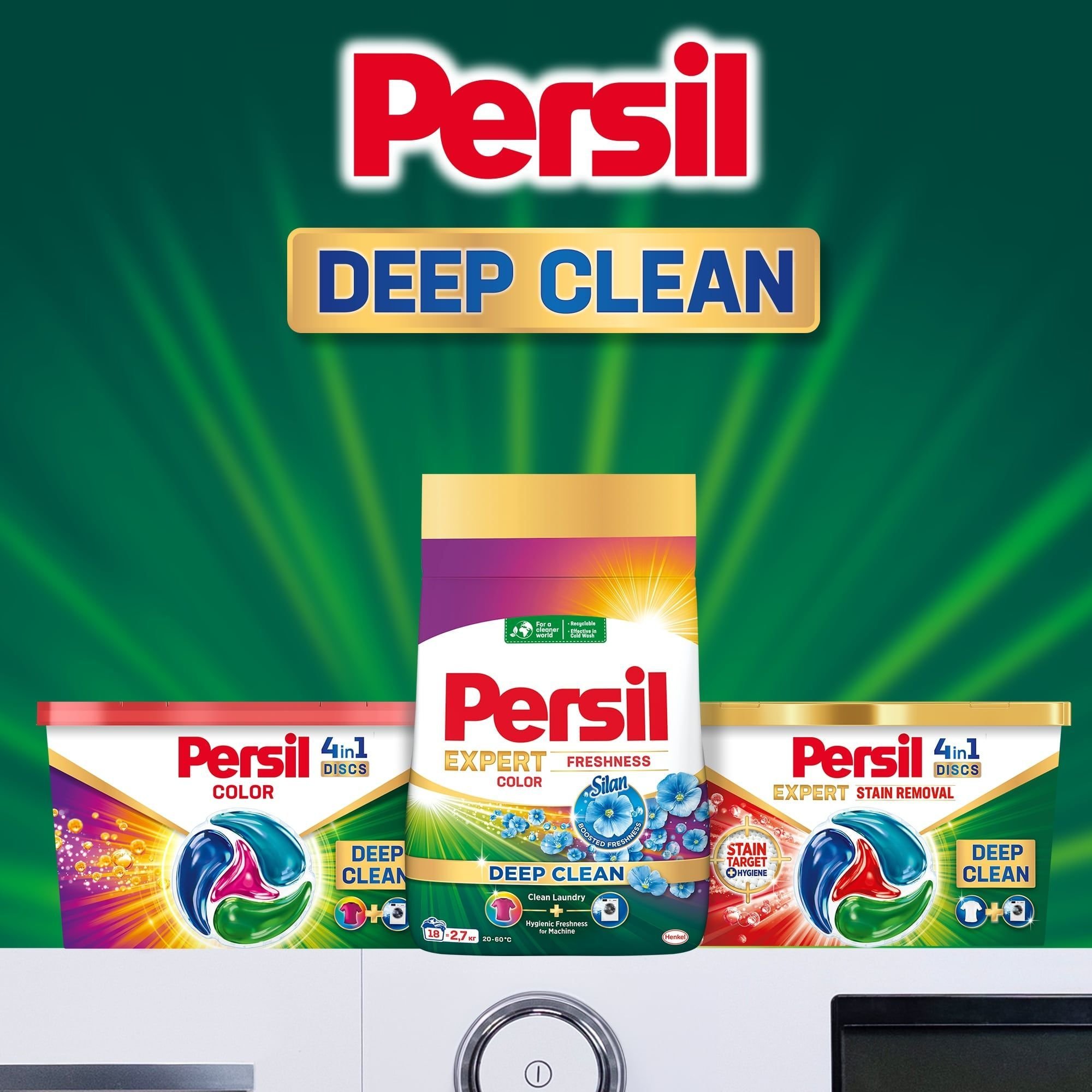 Стиральный порошок Persil Deep Clean Color Свежесть от Silan 2.7 кг - фото 6