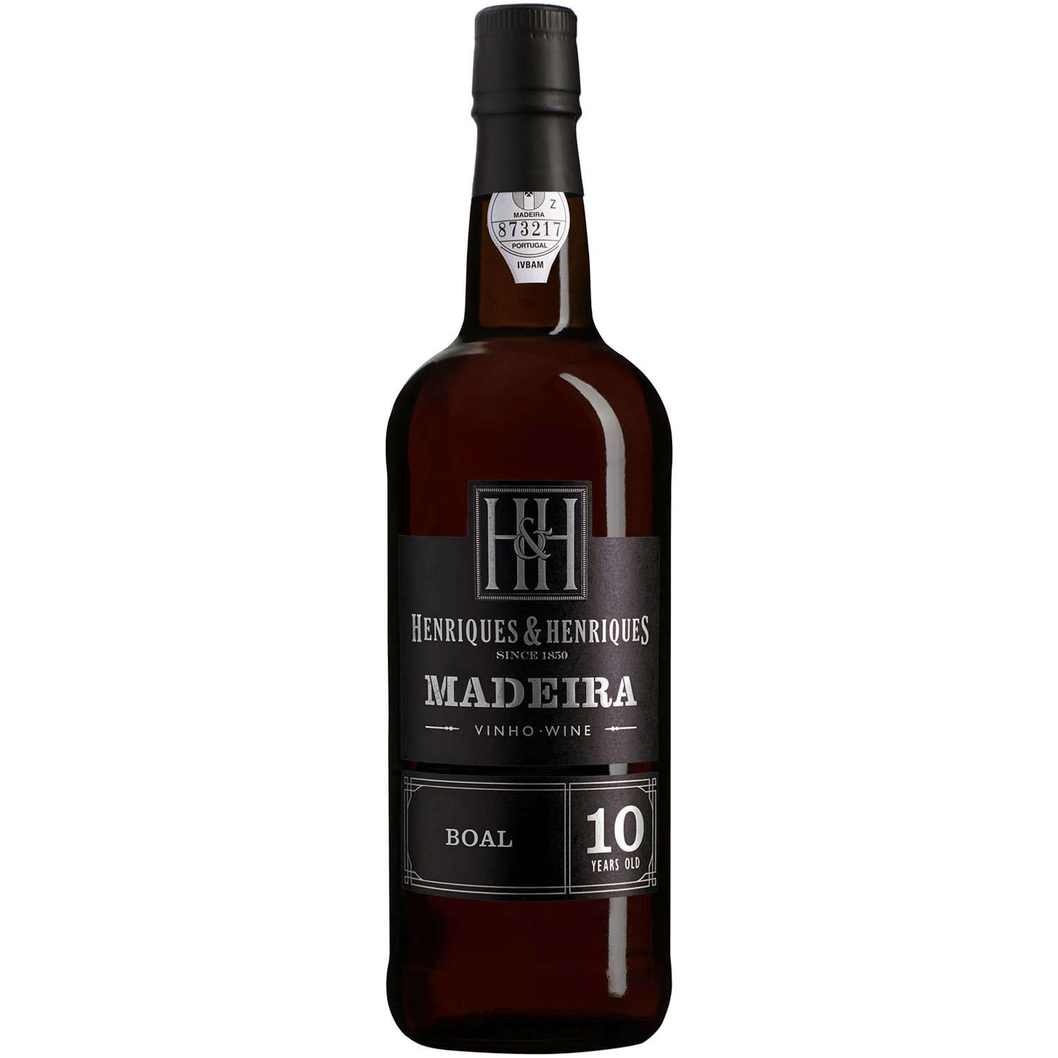 Вино Henriques&Henriques Madeira 10yo Boal, белое, полусладкое, 20%, 0,5 л - фото 1