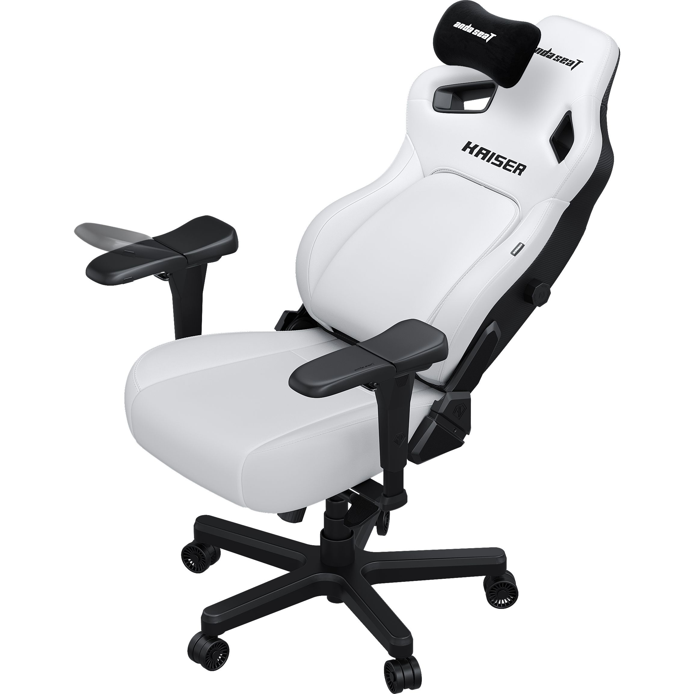 Кресло игровое Anda Seat Kaiser 4 Size XL White Premium PVC (AD12YDDC-XLL-20-W-PV/C) - фото 2