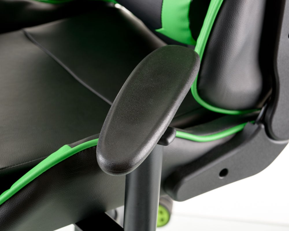 Геймерское кресло Special4you ExtremeRace черное с зеленым (E5623) - фото 13