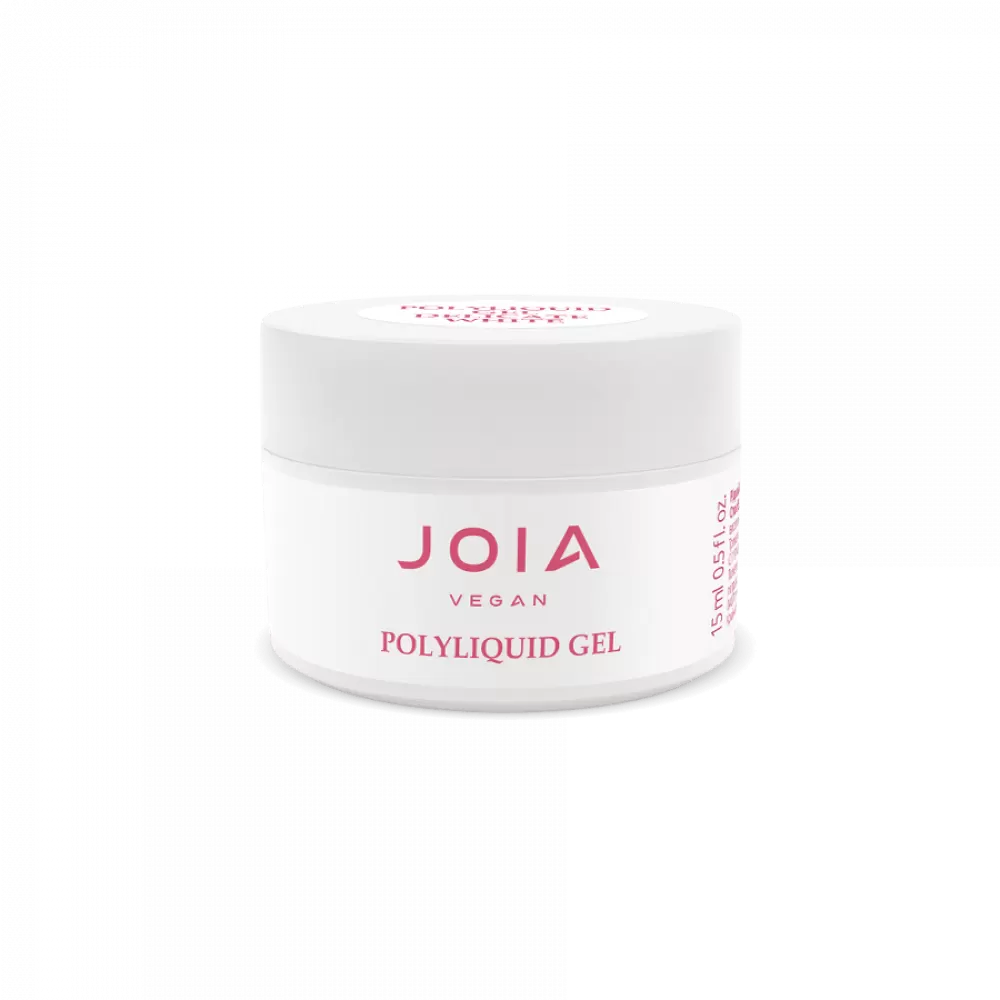 Жидкий гель для укрепления и моделирования Joia vegan PolyLiquid gel Delicate White 50 мл - фото 2