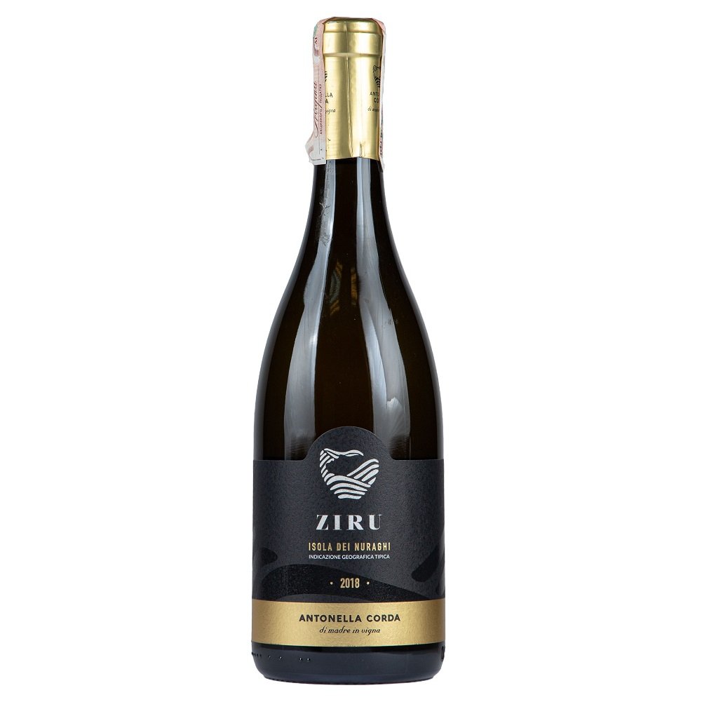 Вино "Antonella Corda Isola dei Nuraghi Ziru IGT 2018, біле, сухе, 13,5%, 0,75 л - фото 1