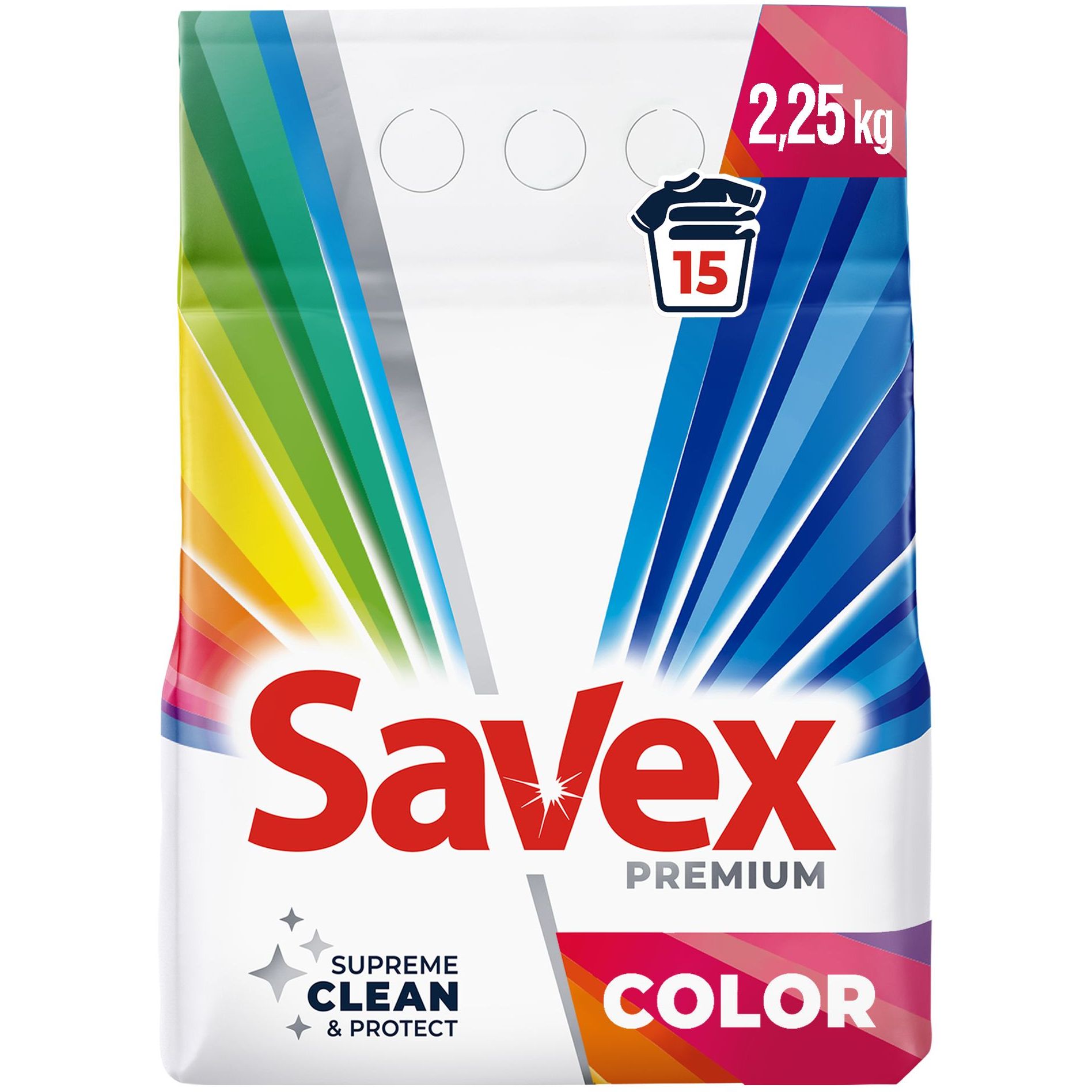 Стиральный порошок Savex Premium Color, 2,25 кг - фото 1