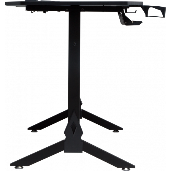 Геймерский компьютерный стол GT Racer T-1211, 120x60x73 Black (T-1211 (120x60x73) Black) - фото 7