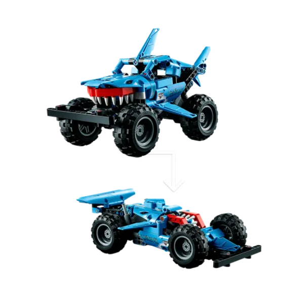 Конструктор LEGO Technic 2в1 Monster Jam и Megalodon, 260 деталей (42134) - фото 7