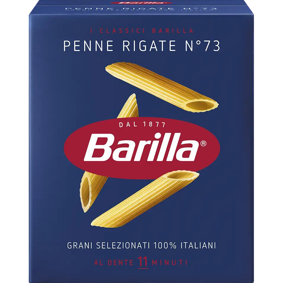 Макаронні вироби Barilla Penne Rigate №73 1 кг - фото 1