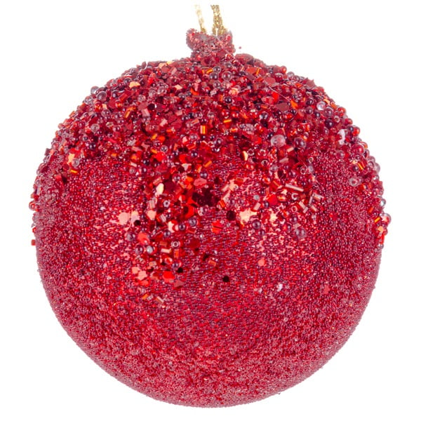 Елочное украшение Lefard Шар, 9,5 см, красный (66-066) - фото 1