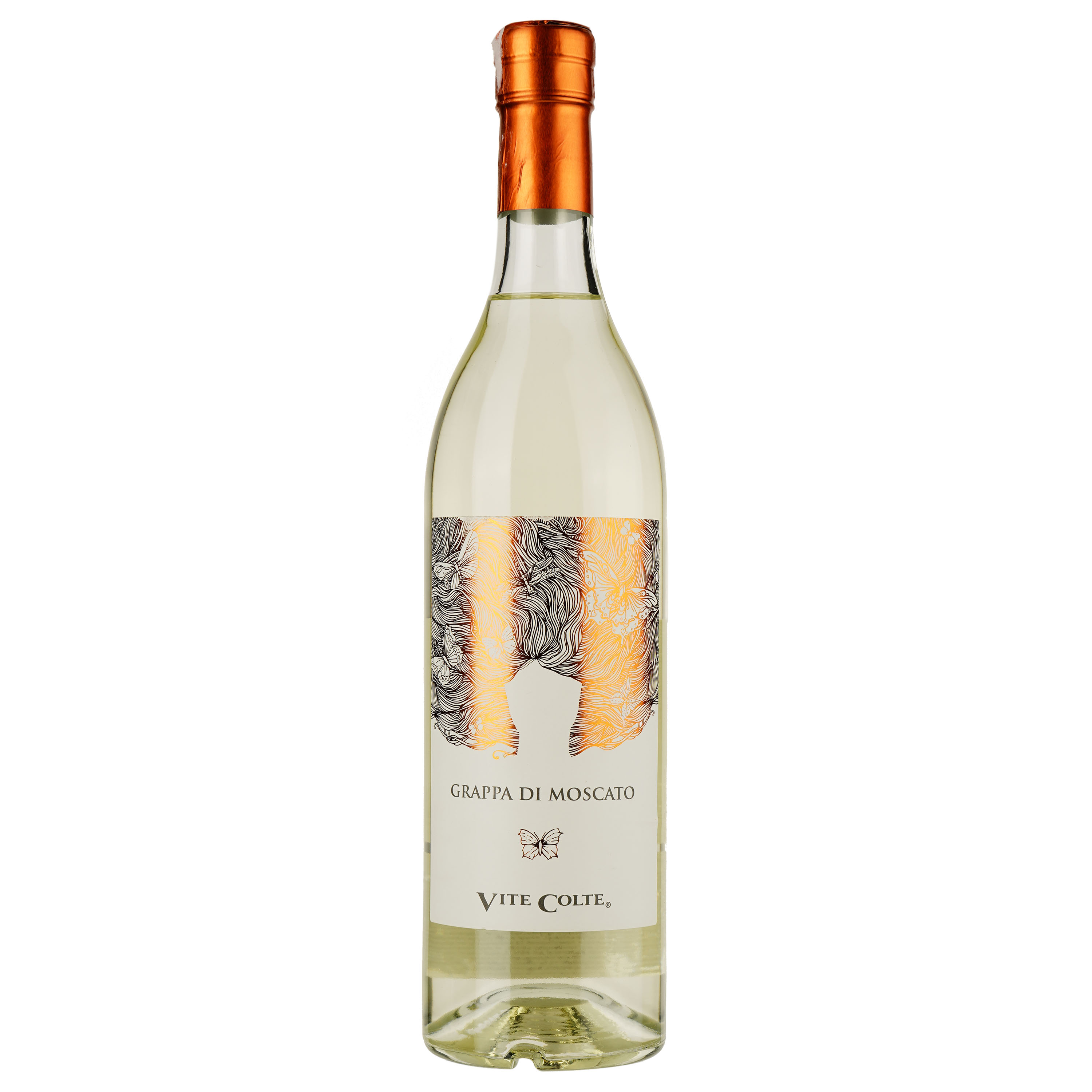 Граппа Vite Colte Grappa di Moscato 40% 0.7 л - фото 1