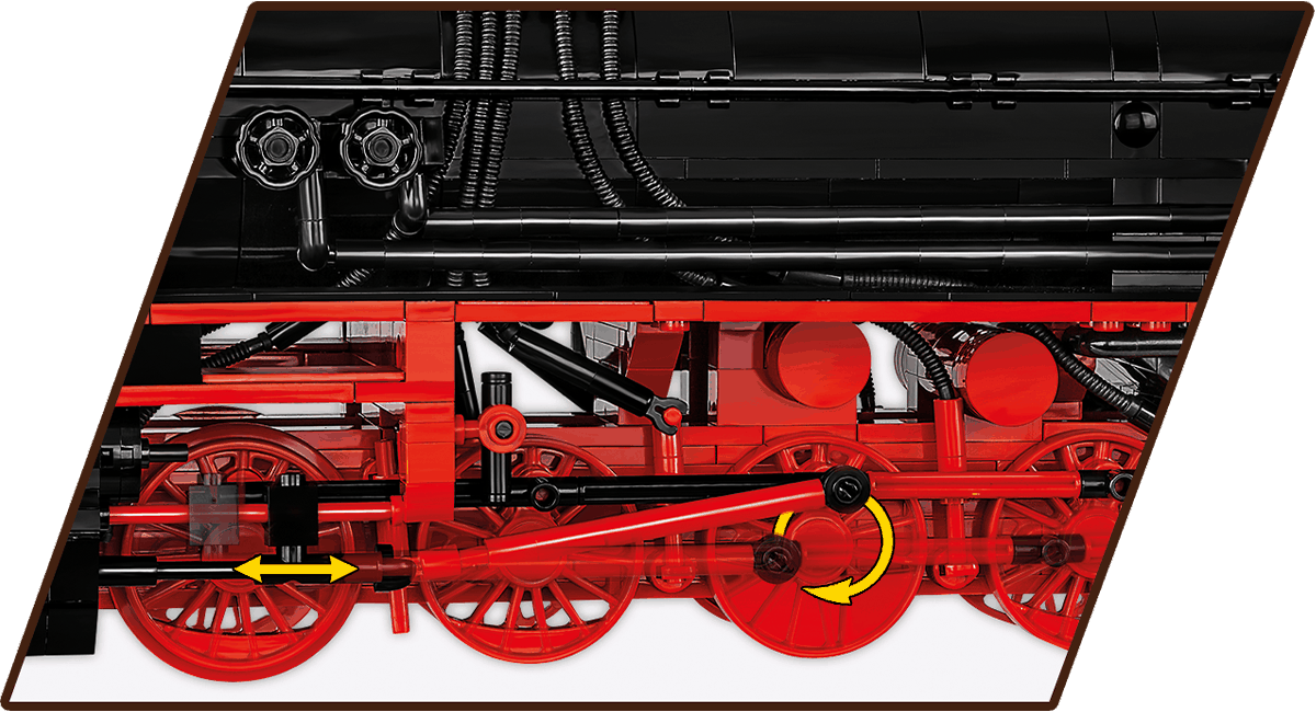 Конструктор Cobi Локомотив DR BR Class 52 Эксклюзивный набор масштаба 1:35, 2623 деталей (COBI-6280) - фото 9