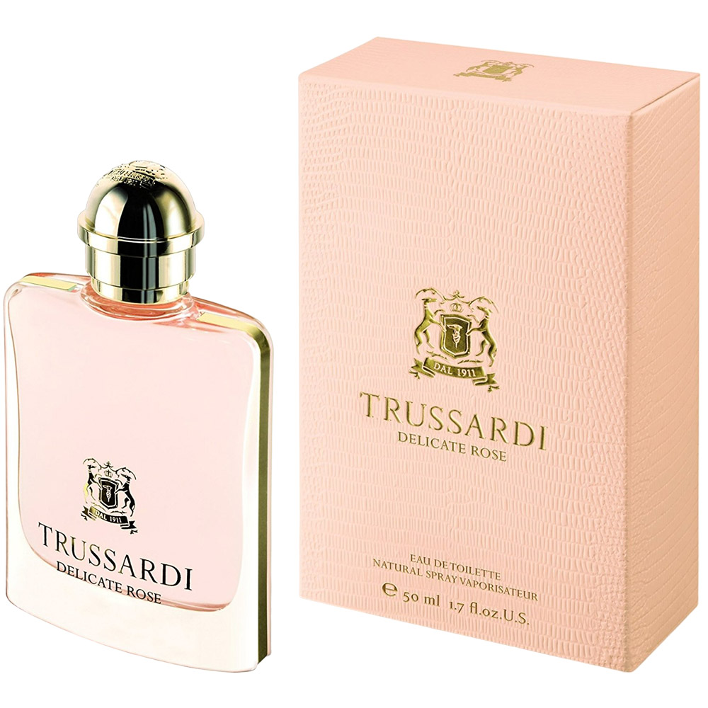 Женская туалетная вода Trussardi Delicate Rose 50 мл - фото 1