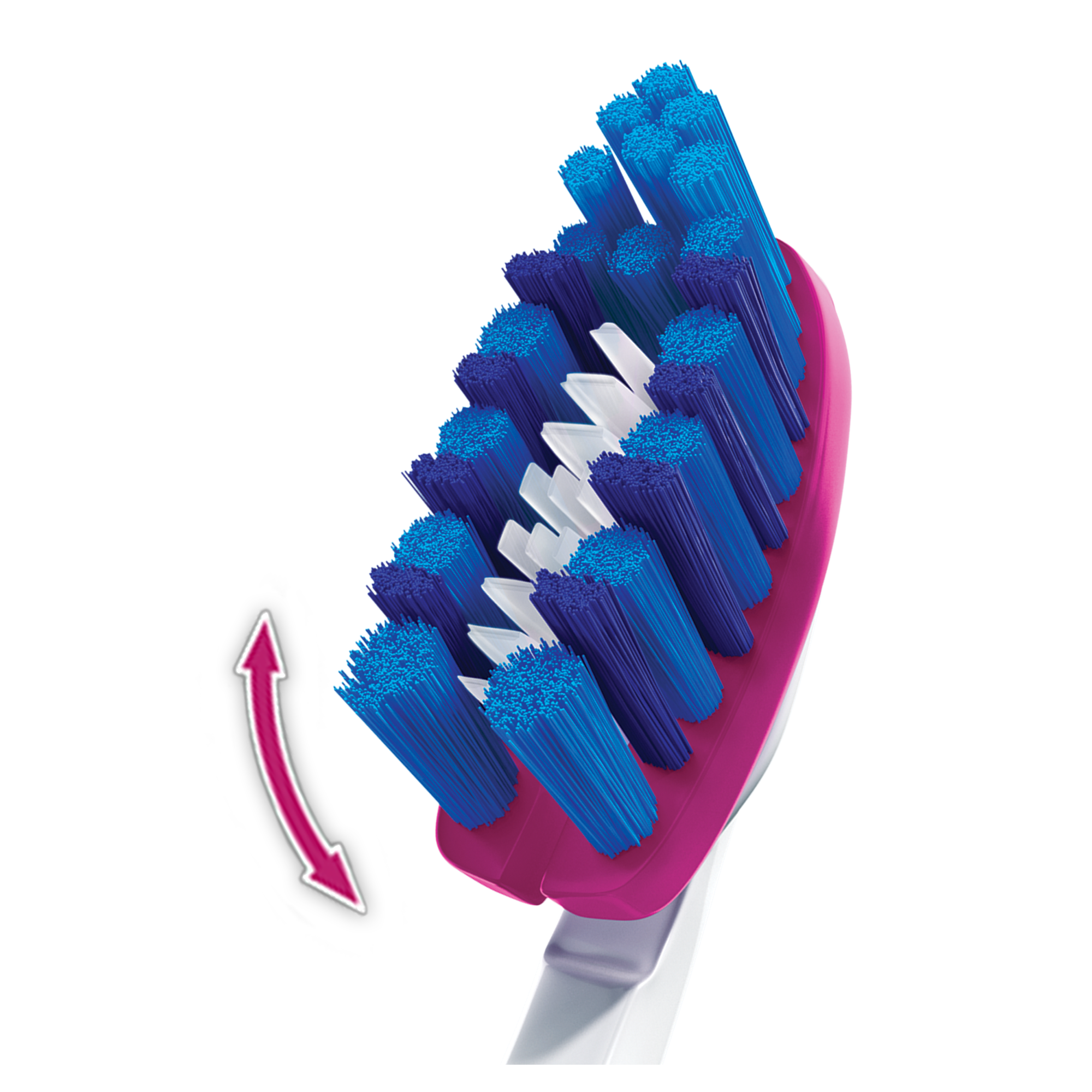 Зубная щетка Oral-B 3D White Luxe Pro-Flex, средняя, розовый - фото 4