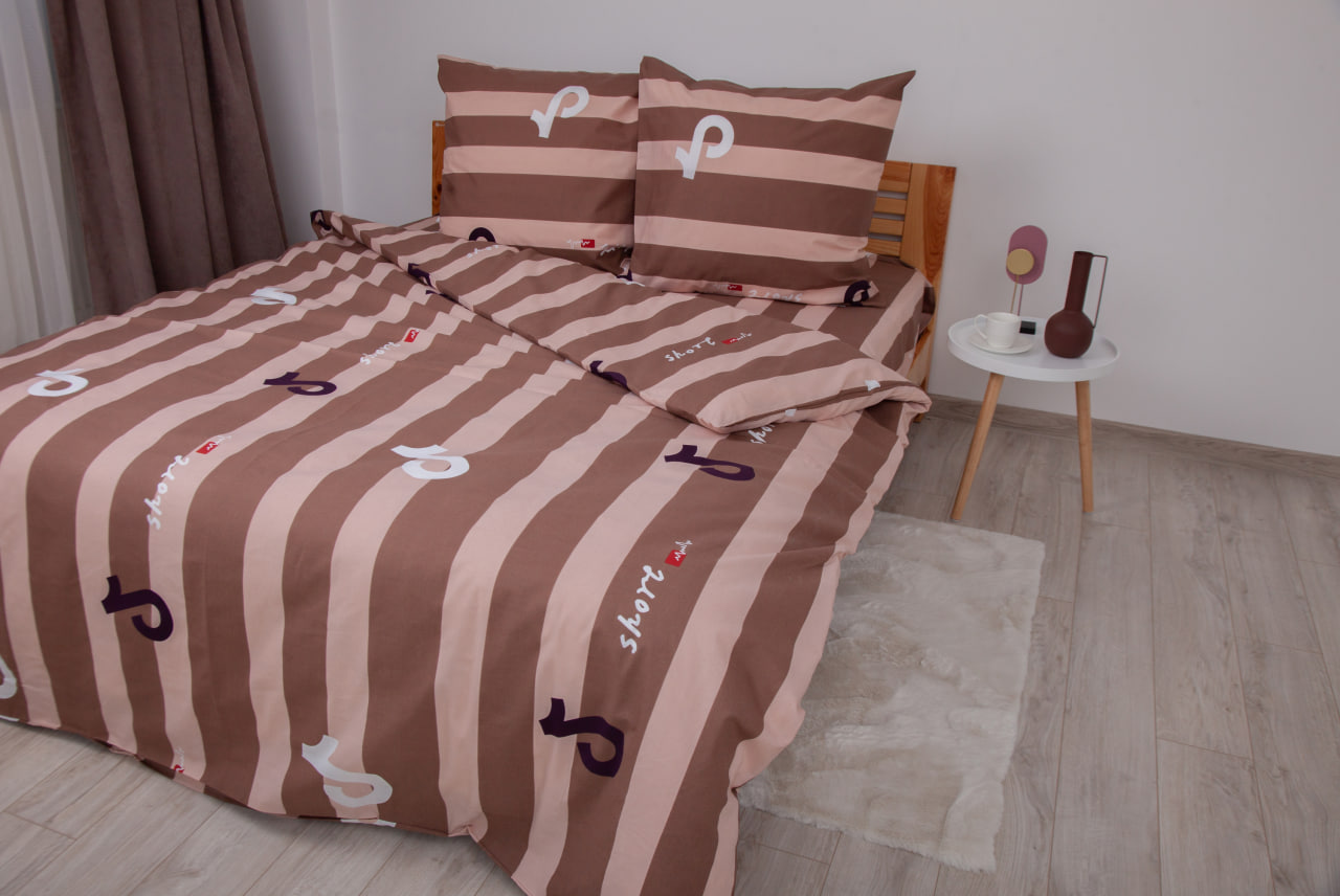 Комплект постільної білизни ТЕП Soft dreams Line Brown євро коричневий (2-03859_26454) - фото 2
