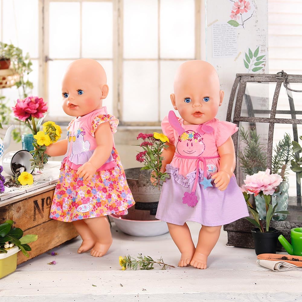 Одежда для куклы Baby Born Праздничное платье с уточками (824559-1) - фото 5
