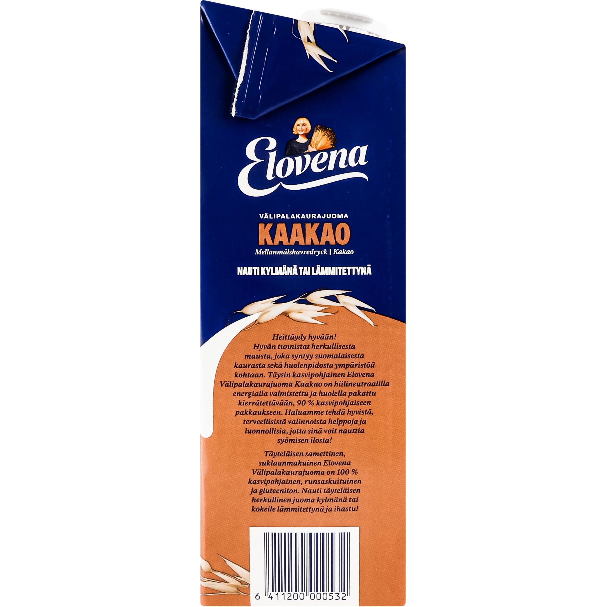 Овсяный напиток Elovena Kaakao с шоколадом 1л - фото 4