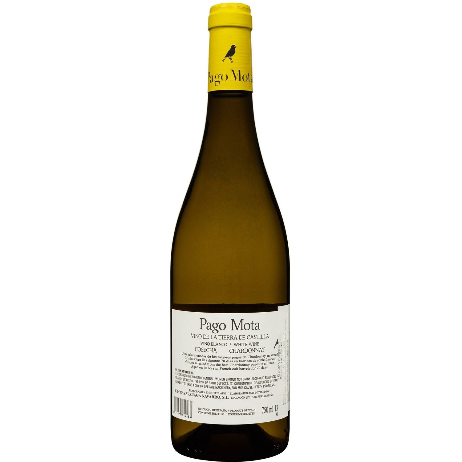 Вино Arzuaga Pago Mota Chardonnay, белое, сухое, 0,75 л - фото 2