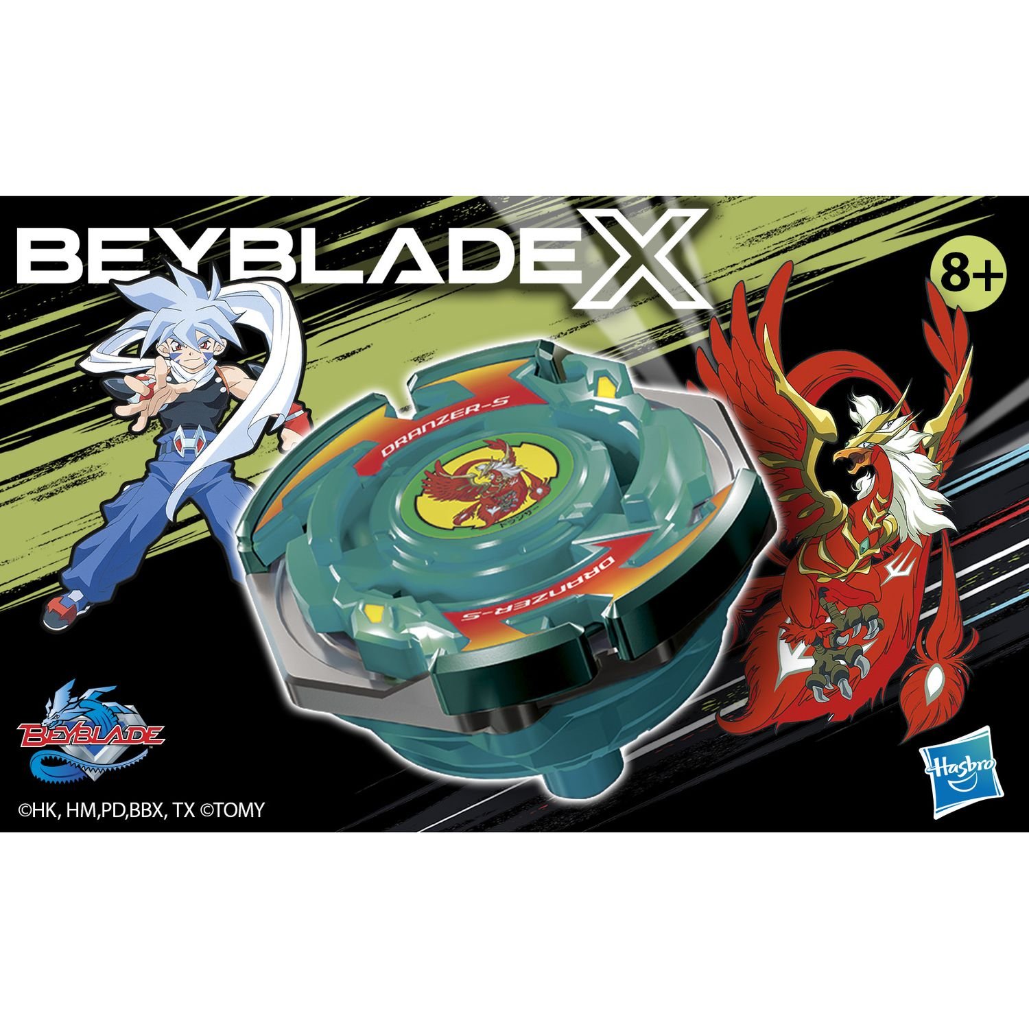 Игрушка-волчок Hasbro Beyblade X Dranzer Spiral 3-80T с делюкс пусковым устройством (F9585) - фото 5