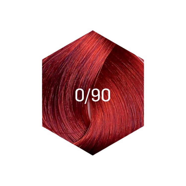 Коригувальна крем-фарба для волосся Lakme Collage Mix Tones, відтінок 0/90 (Насичений червоний), 60 мл - фото 2