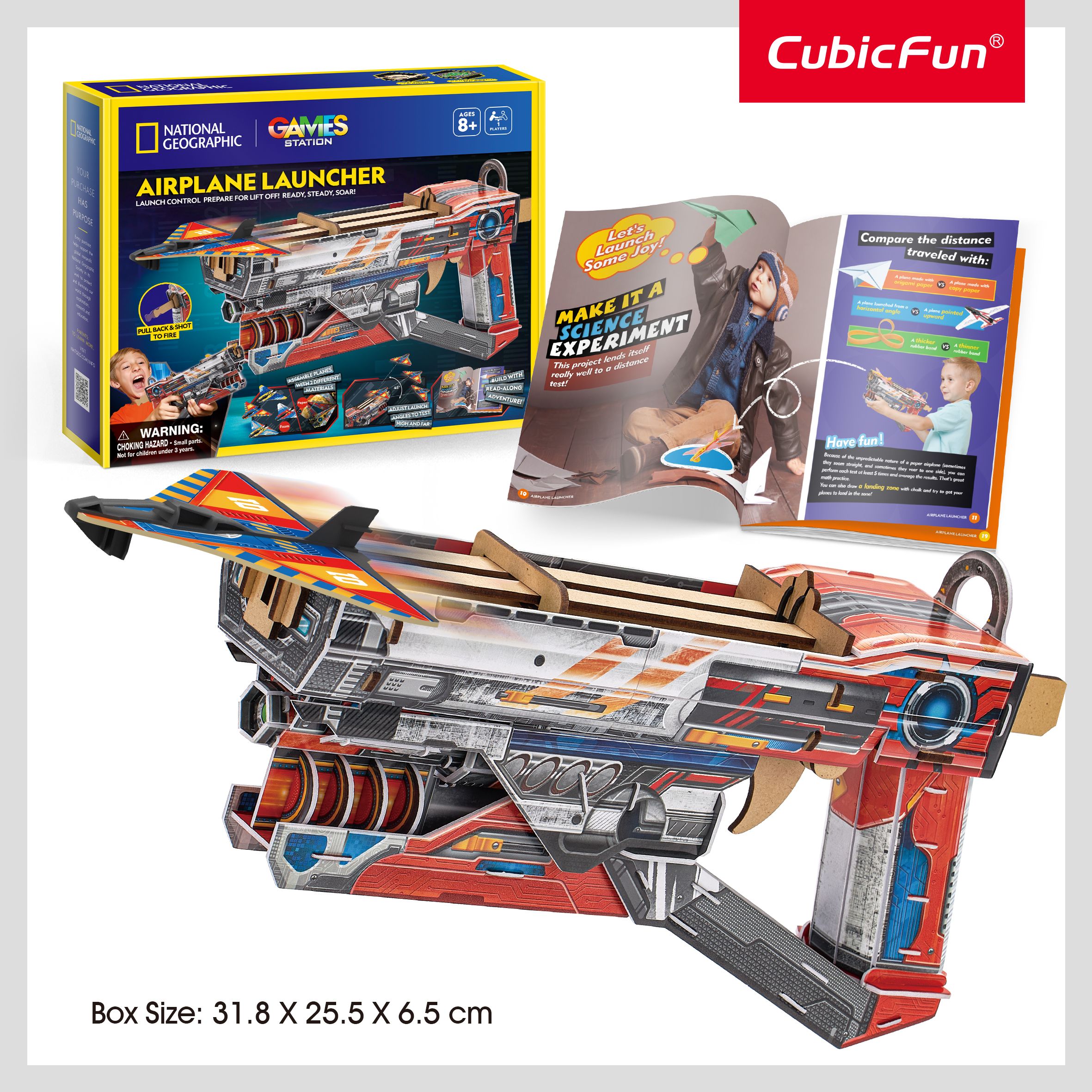 Набір для моделювання Cubic Fun Stem Пускова установка для літаків (DS1091h) - фото 3