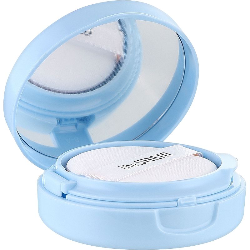 Кушон для маскировки пор The Saem Saemmul Perfect Pore Cushion 01 Light Beige 12 г - фото 3