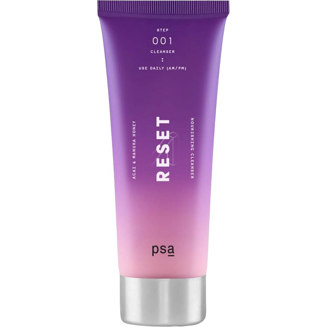 Очищуючий засіб для обличчя PSA Reset Acai and Manuka Honey Nourishing Cleanser 100 мл - фото 1