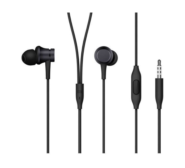 Навушники Xiaomi Mi-Earphones Basic Black з мікрофоном - фото 2