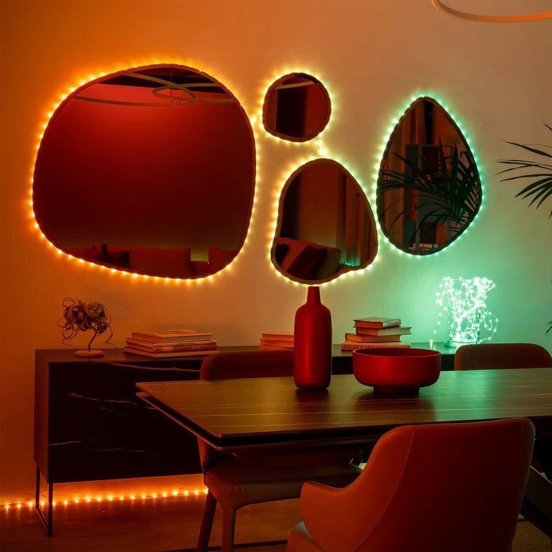 Гирлянда Twinkly Smart LED Dots Lights RGB 200 Gen II IP44, 10 м прозрачная (TWD200STP-BEU) - фото 4