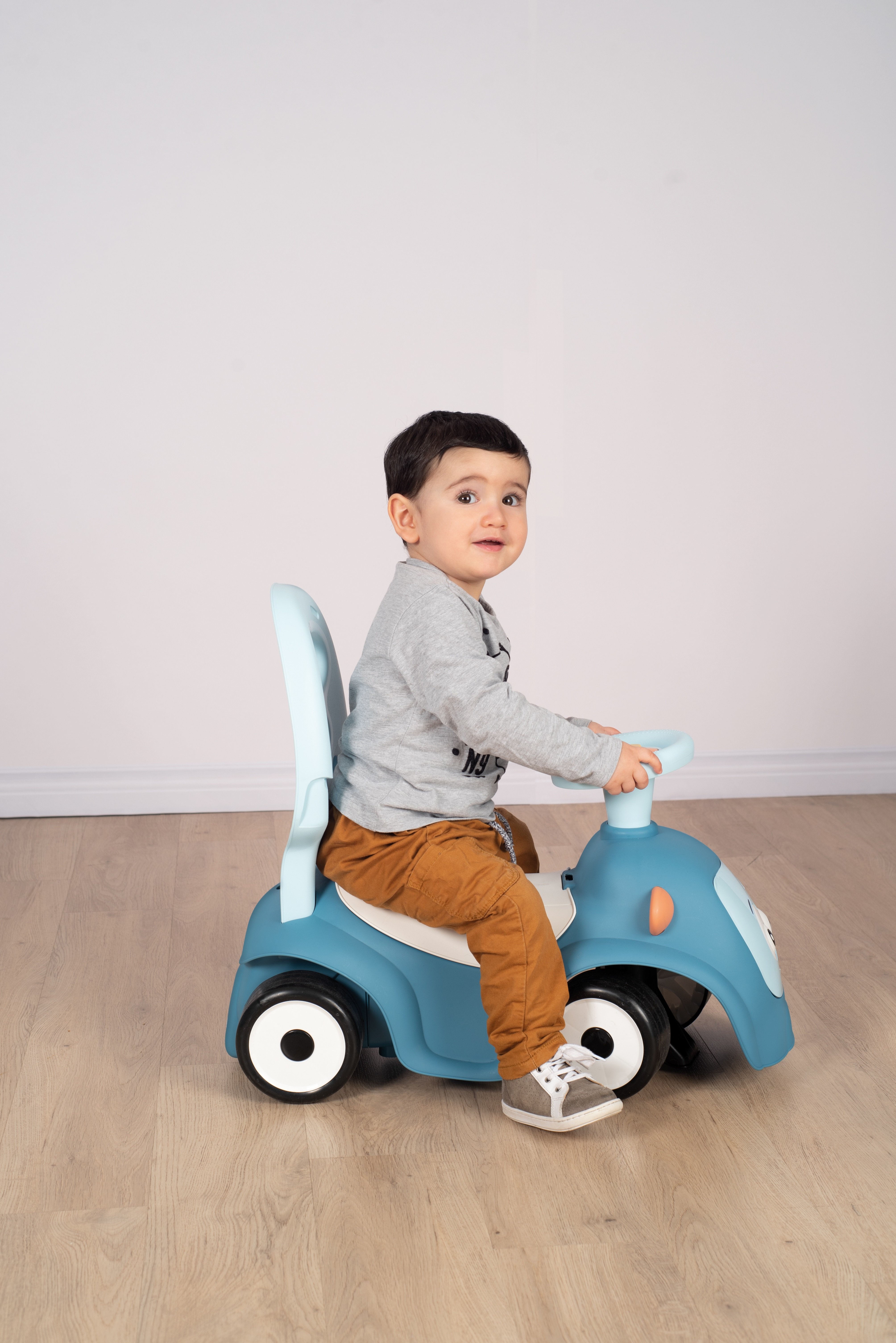 Машина для катания детская Smoby Toys Маестро 4 в 1 с функцией качели, голубой (720304) - фото 9