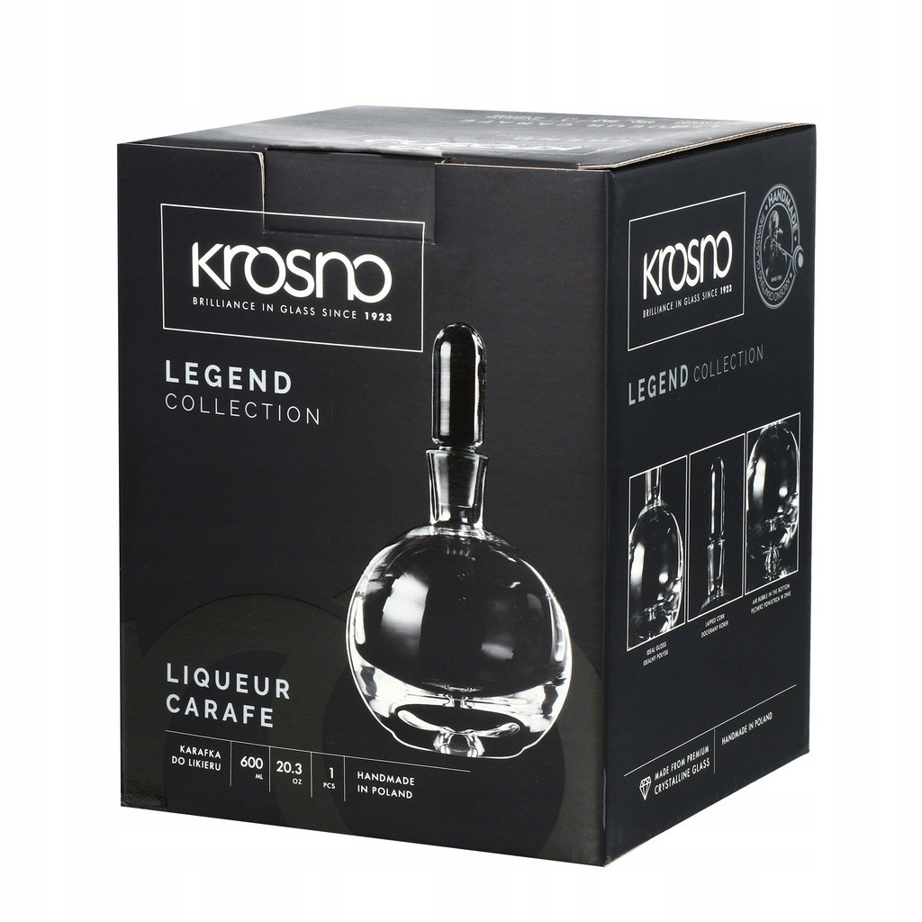 Графин для виски Krosno Legend, стекло, 600 мл (792668) - фото 3