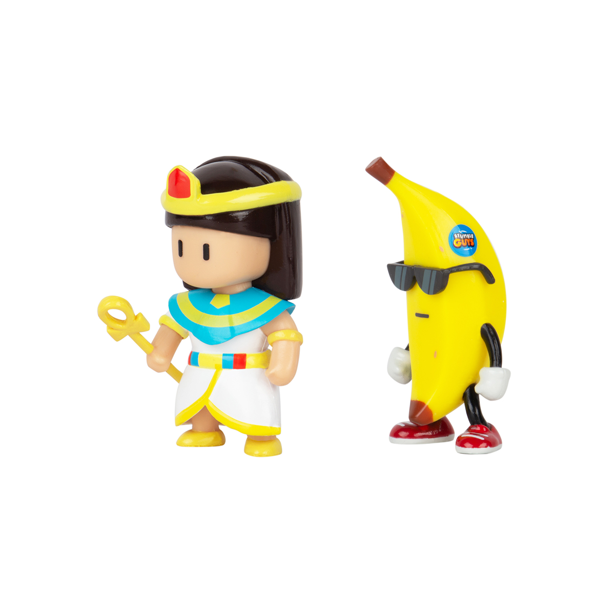 Набір колекційних фігурок Stumble Guys Клеопатра та Банан 2 шт. х 6 см (SG2015-4) - фото 2