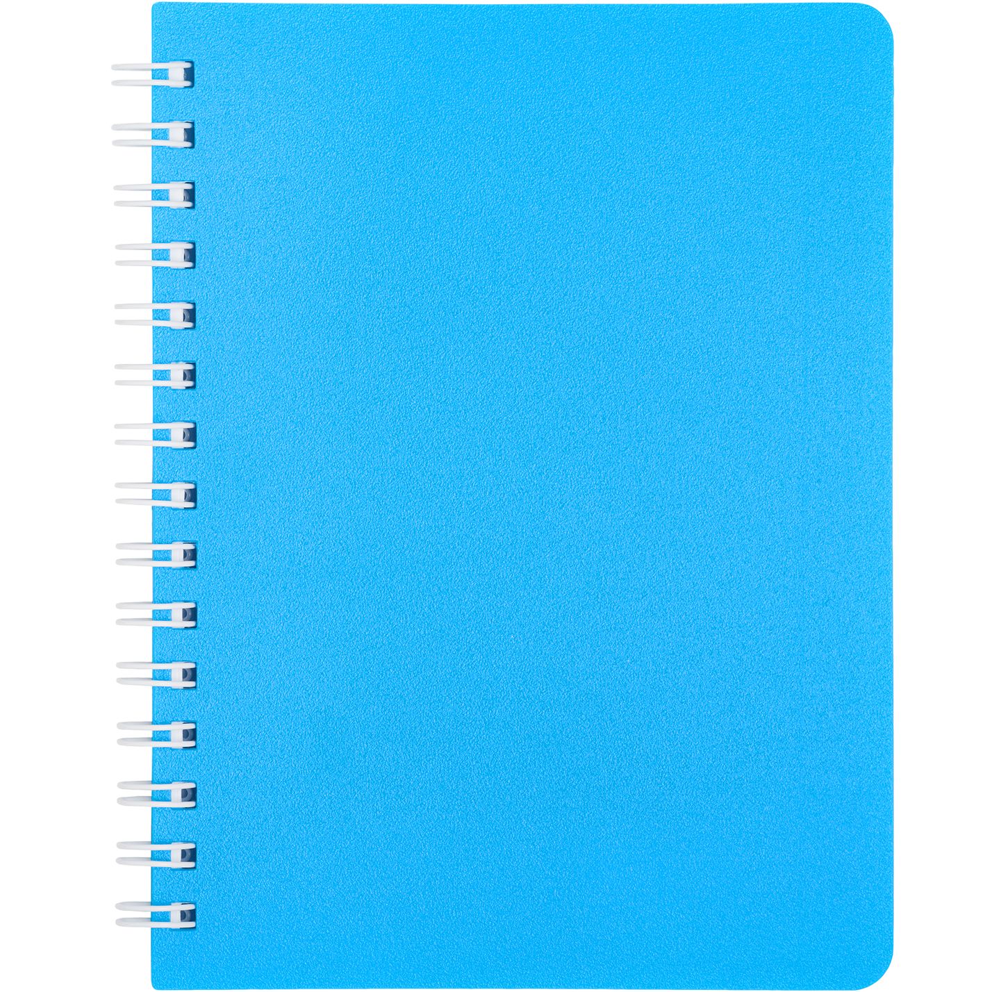 Книга записна Buromax Bright в клітинку А6 спіраль блакитна 60 аркушів (BM.24654155-14) - фото 1
