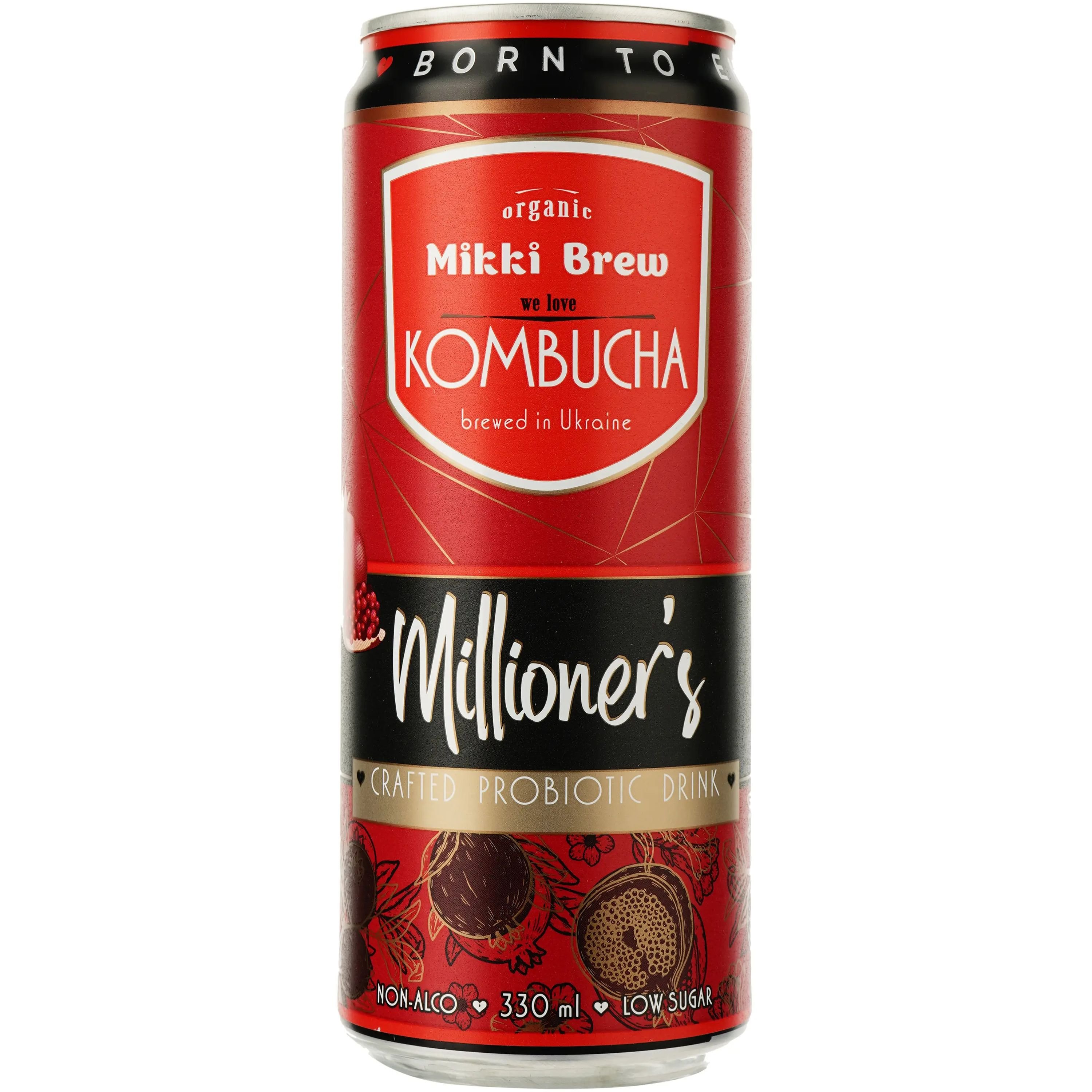 Напій Mikki Brew Kombucha Millioner’s 0.33 л - фото 1
