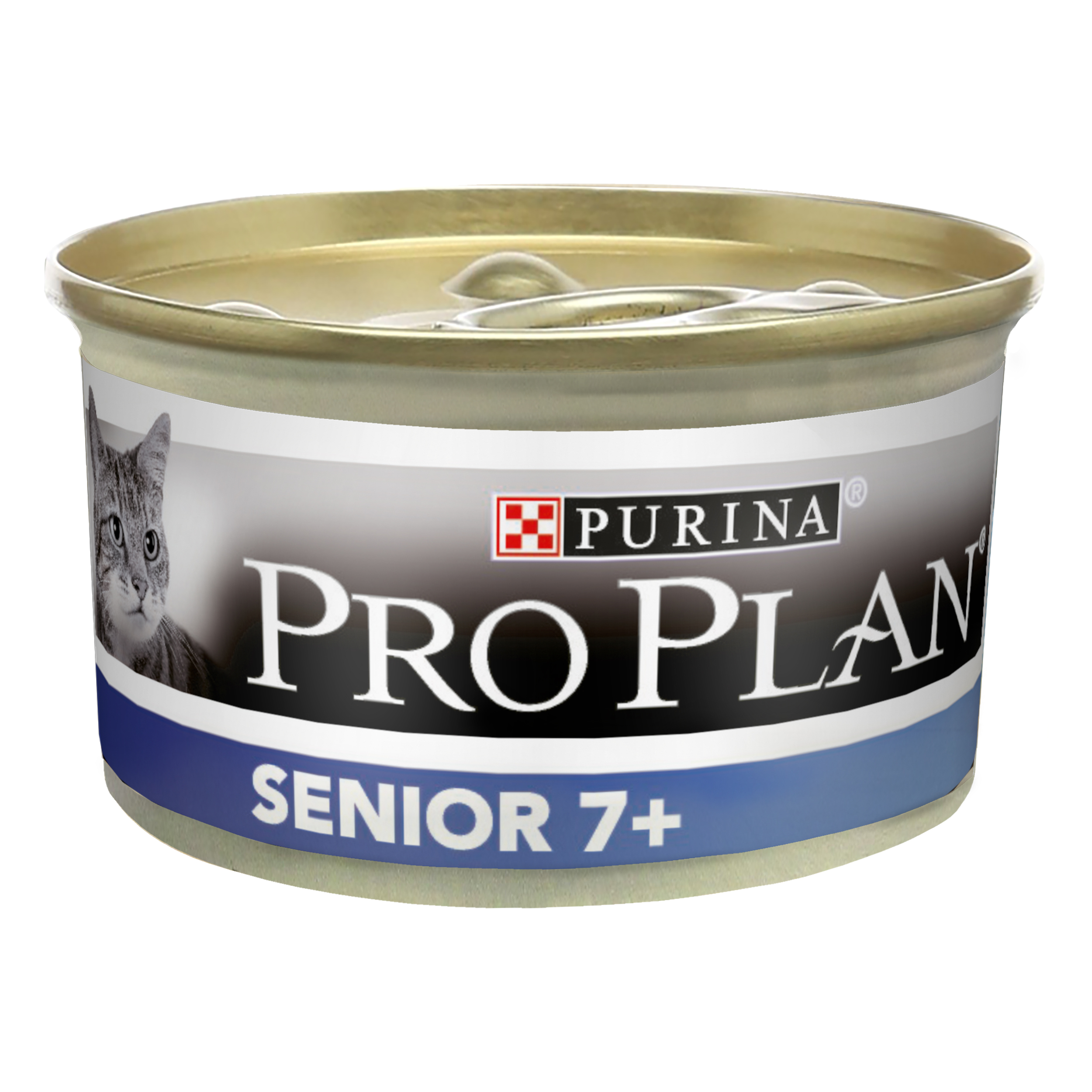 Вологий корм для котів старше 7 років Purina Pro Plan Senior, паштет, з тунцем, 85 г - фото 1