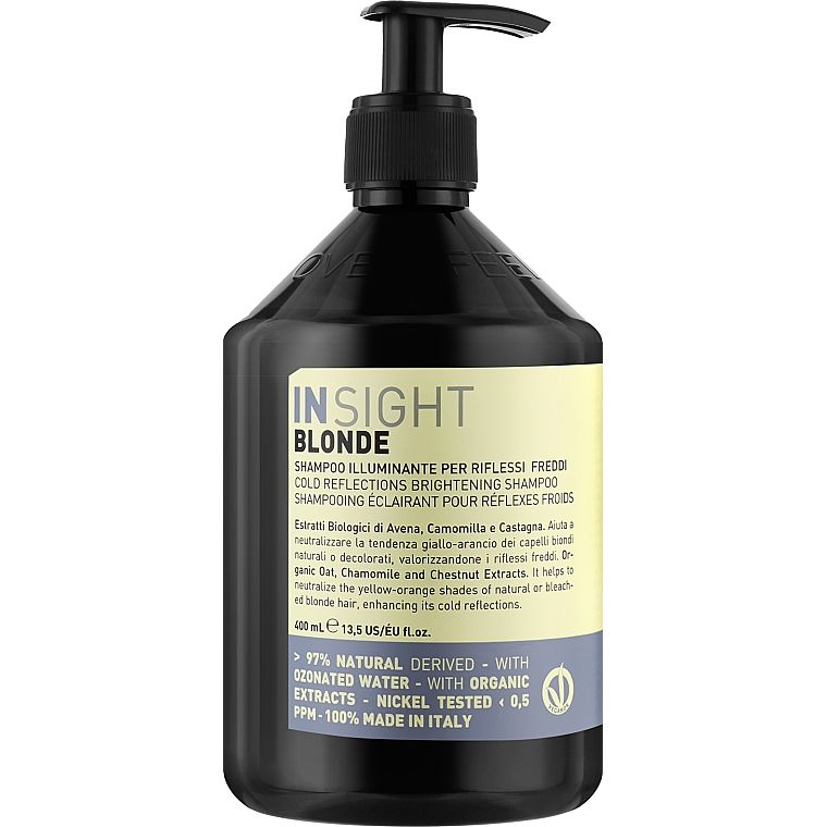 Шампунь для холодних відтінків Insight Blonde Cold Reflections Brightening Shampoo 400 мл - фото 1