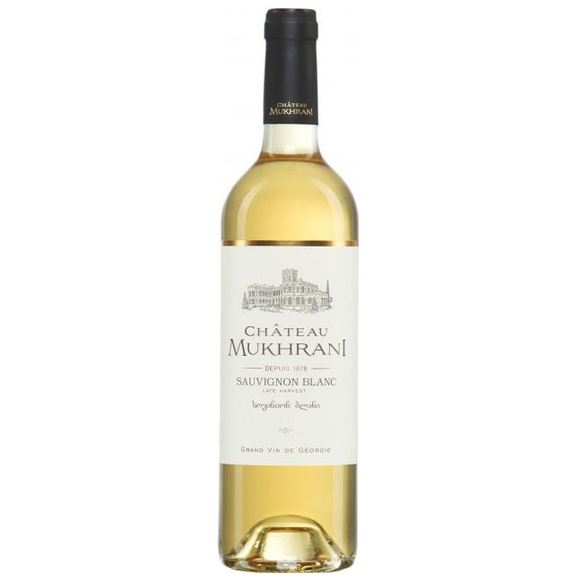 Вино Chateau Mukhrani Sauvignon Blan, позднего сбора, белое, полусладкое, 13%, 0,75 л (713951) - фото 1