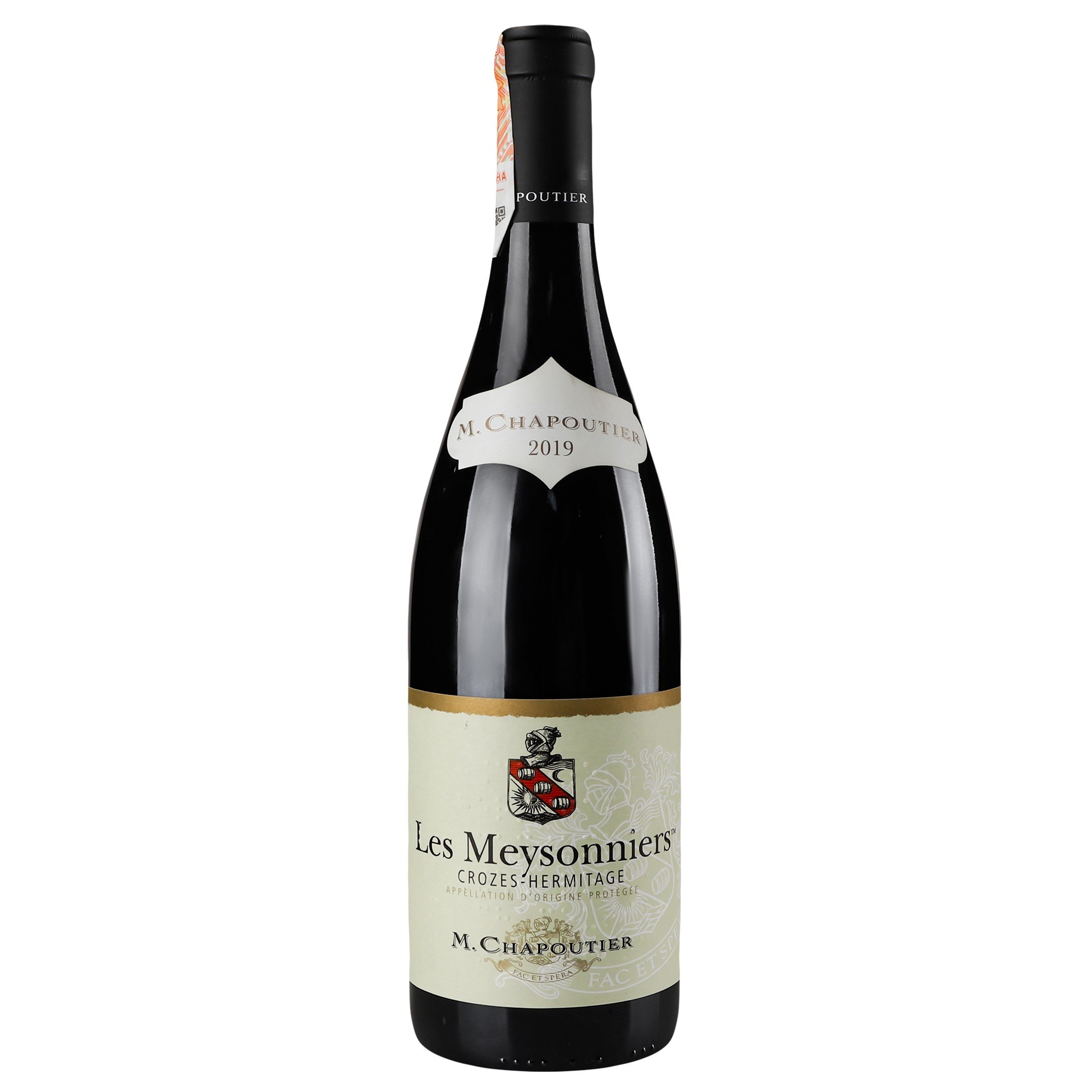 Вино M.Chapoutier Crozes-Hermitage Les Meysonniers 2019 АОС/AOP, 14%, 0,75 л (888084) - фото 1