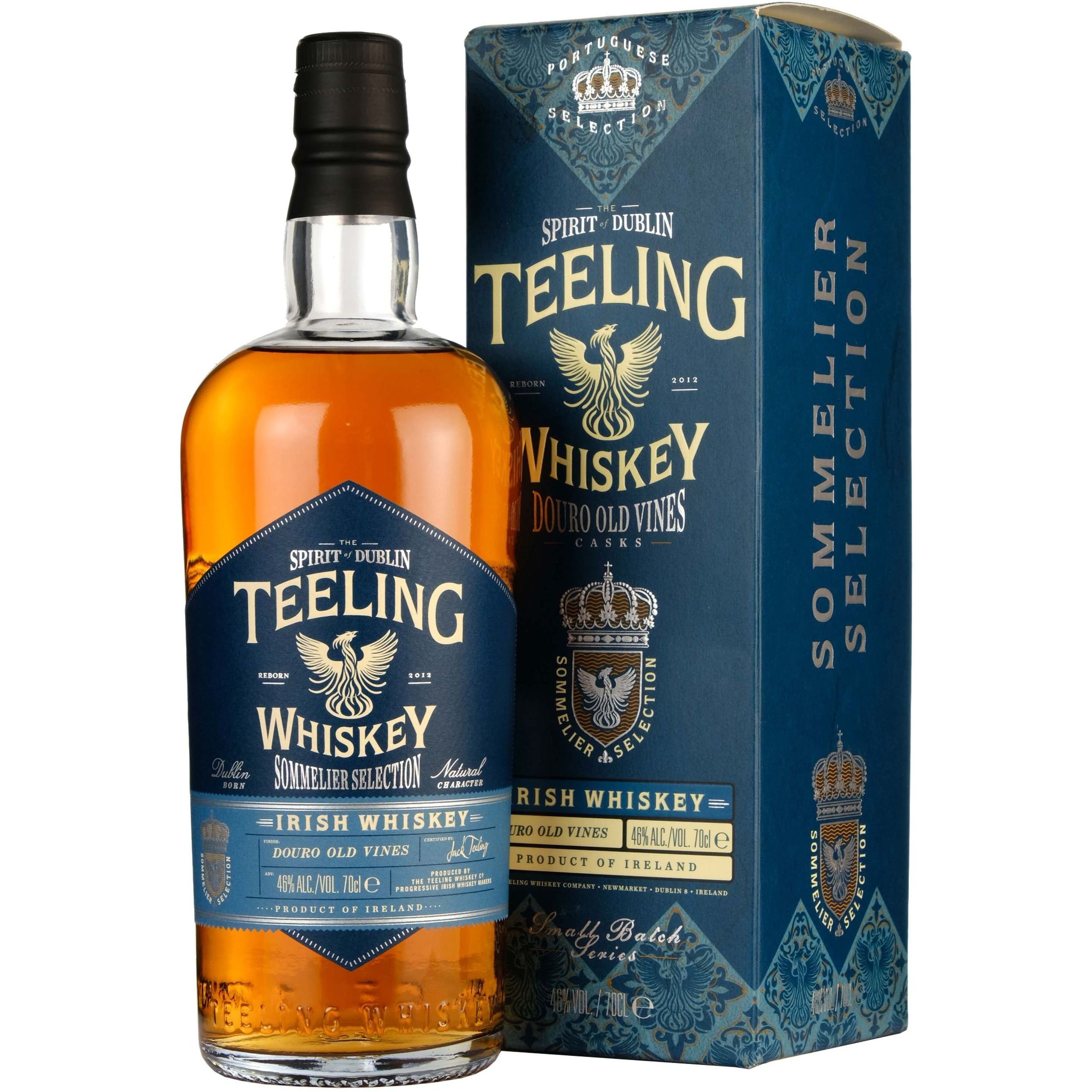 Виски Teeling Douro Old Vines Casks Blended Irish Whiskey 46% 0.7 л, в подарочной упаковке - фото 1
