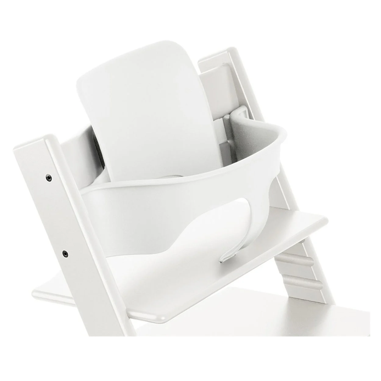 Набір Stokke Baby Set Tripp Trapp White: стільчик та спинка з обмежувачем (k.100107.15) - фото 1