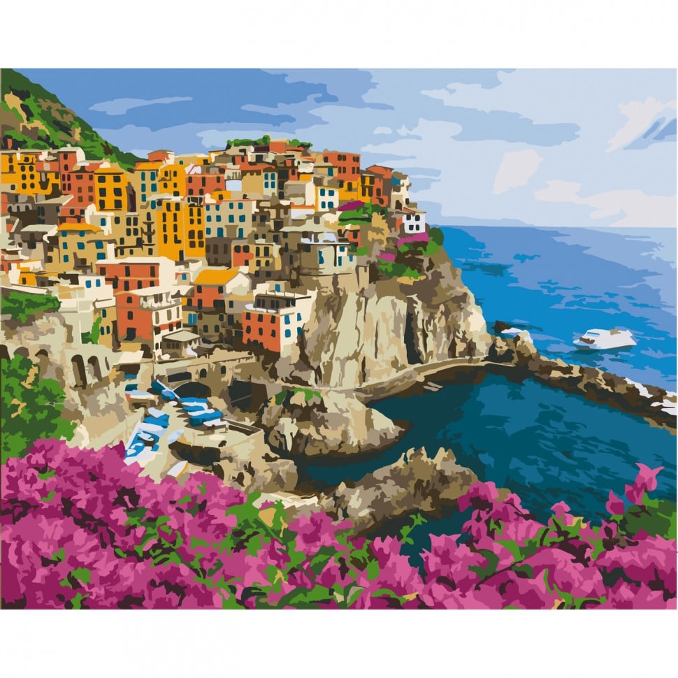 Картина по номерам ArtCraft Чинкве-Терре Италия 40x50 см (11231-AC) - фото 1