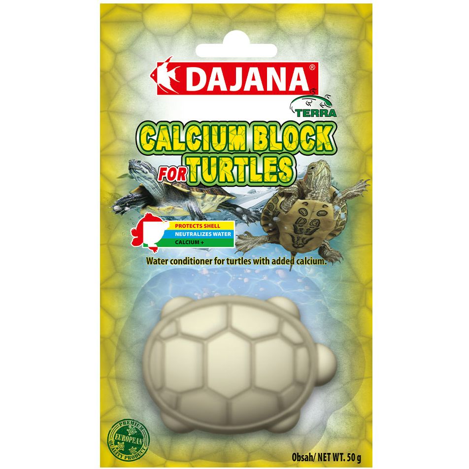 Кондиционер Dajana Block Calcium для черепах с добавлением кальция 45 г - фото 1