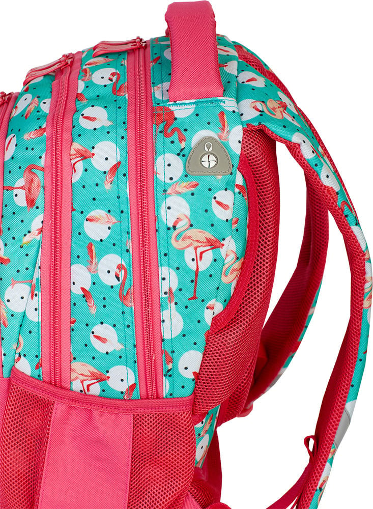 Рюкзак школьный ортопедический Head 2 HD-198, 38х28 см, розовый с бирюзовым (502018067) - фото 2