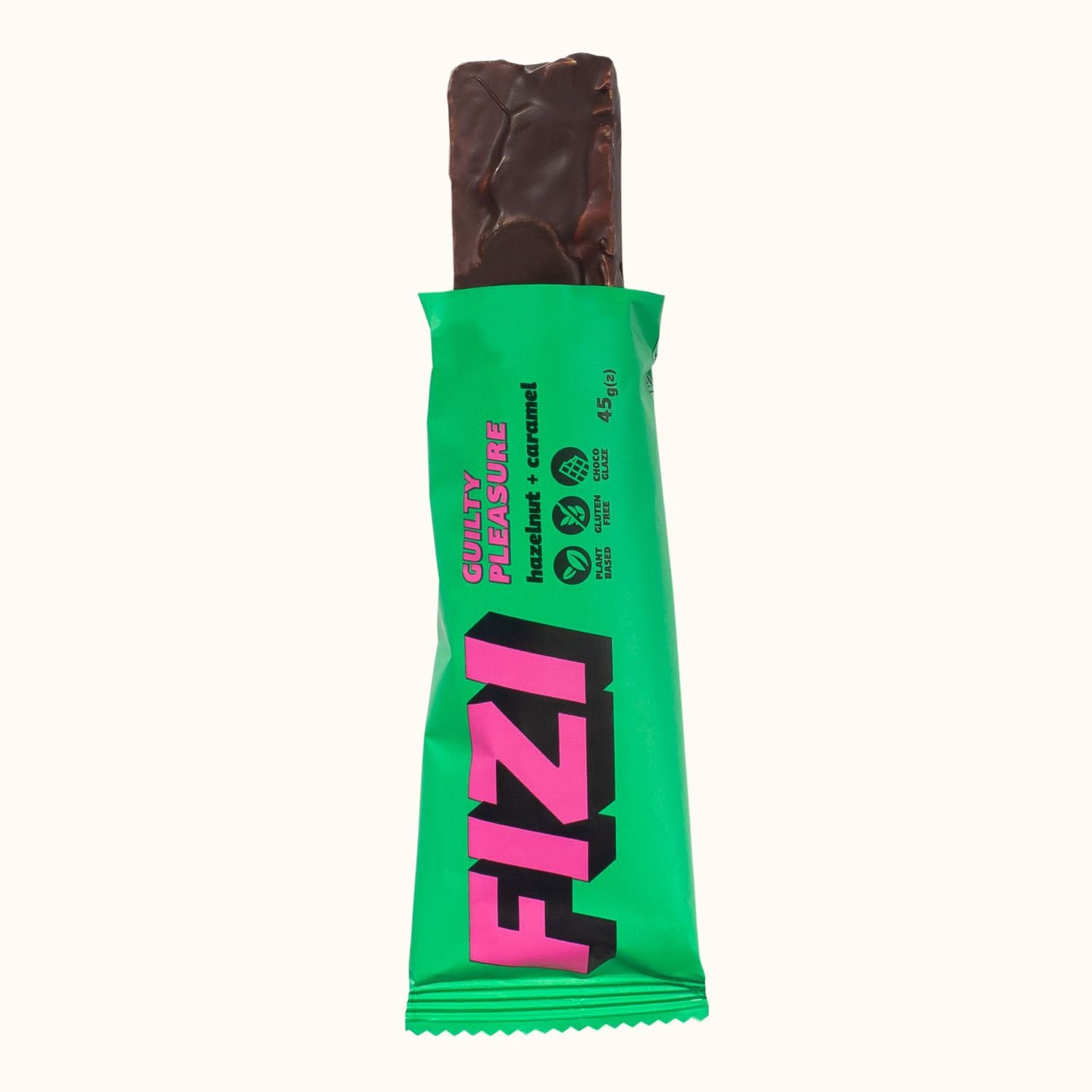 Набір шоколадних батончиків Fizi Guilty Pleasure Hazelnut + caramel 10 шт. - фото 3