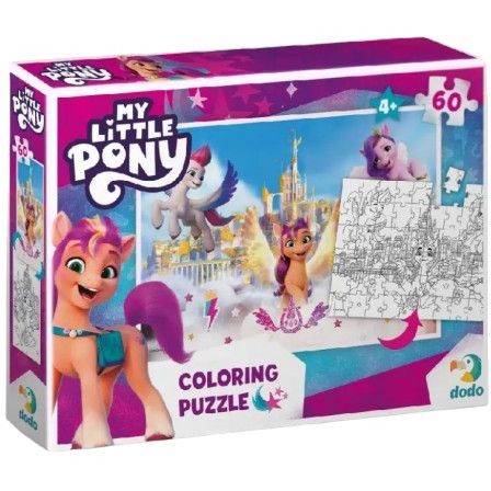 Детские Пазлы 2 в 1 My Little Pony Приключения во дворце DoDo 200135 60 элементов - фото 1